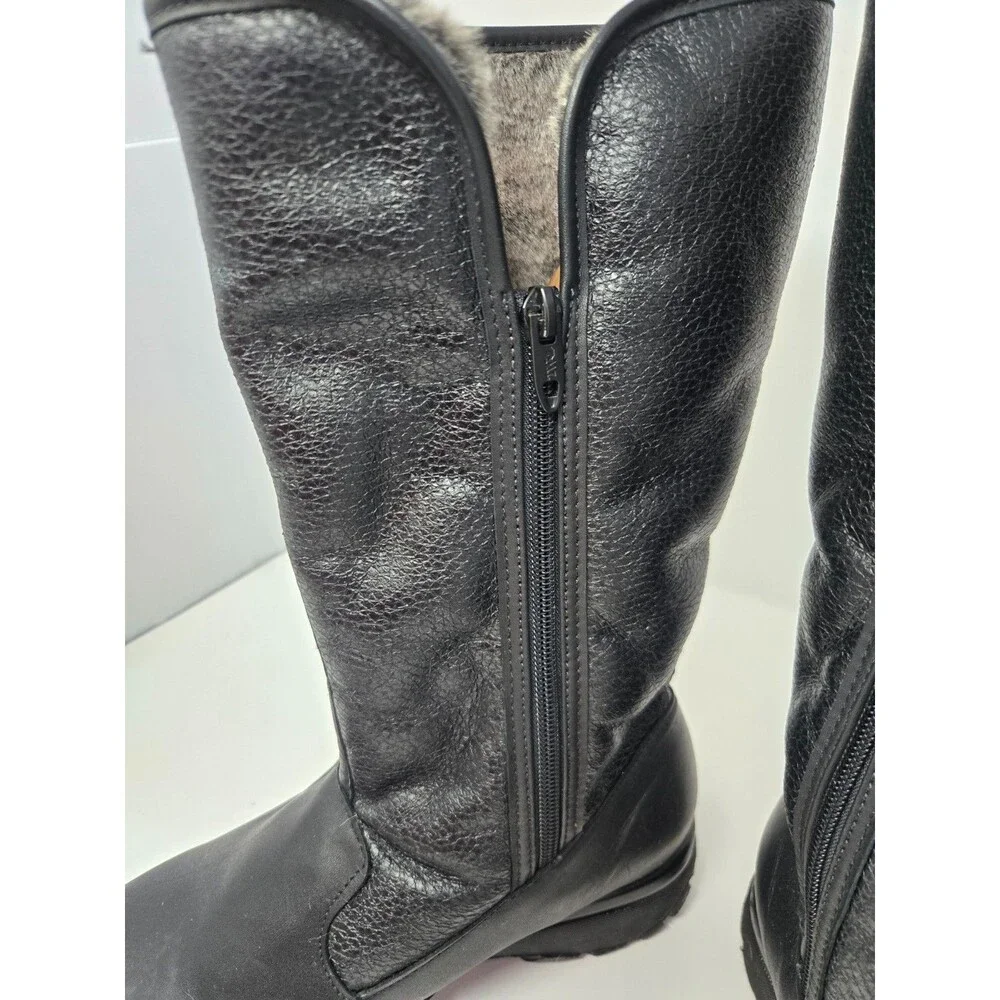 TOE WARMERS WOMEN'S T08668 SHELTER BLACK WATERPROOF MID-CALF BOOTS SIZE 7WW